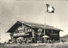 11638319 Schwaegalp AR Hotel Restaurant Passhoehe Am Saentis Schweizer Flagge Sc - Autres & Non Classés