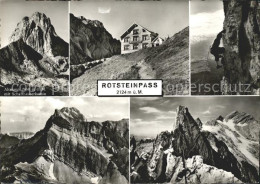 11638280 Rotsteinpass Altmann Schaffhauserkamin Berggasthaus Bergsteiger Alpenpa - Sonstige & Ohne Zuordnung