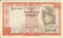 BILLET 10 ASIE MALAYSIE BANK NEGARA MALAYSIA SEPULUH RINGGIT - Autres - Asie