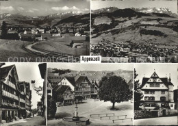 11638244 Appenzell IR Teilansichten Mit Alpenpanorama Brunnen Appenzell - Other & Unclassified