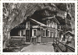 11638238 Weissbad Berggasthaus Aescher Wildkirchli Gasthaushoehle Weissbad - Sonstige & Ohne Zuordnung