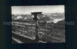 11638197 Saentis AR Bergrestaurant Aussichtsterrasse Fernglas Alpenpanorama Saen - Sonstige & Ohne Zuordnung