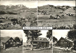 11638169 Gais AR Gesamtansicht Mit Alpenpanorama Drei Ruehuesli Gais - Other & Unclassified