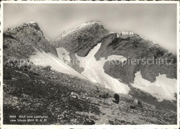 11638162 Schwaegalp AR Blick Vom Lisengrat Zum Saentisgipfel Berghotel Appenzell - Autres & Non Classés