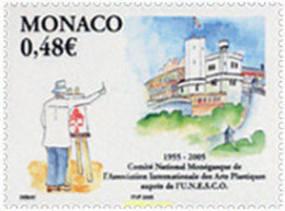 161288 MNH MONACO 2005 50 ANIVERSARIO DEL COMITE DE ARTES PLASTICAS - Ongebruikt