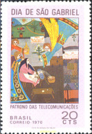 171136 MNH BRASIL 1970 DIA DE SAN GABRIEL, PATRON DE LAS COMUNICACIONES - Neufs