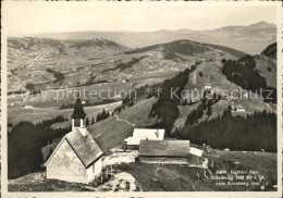 11638139 Gonten Panorama Berggasthof Scheidegg Blick Vom Kronberg Aus Bergkapell - Altri & Non Classificati