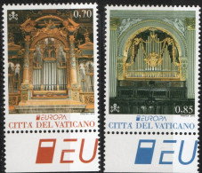 Vatican 2014 Organs, Laterana & St Peter Basilica 2 Values MNH Cept Music - Nuovi