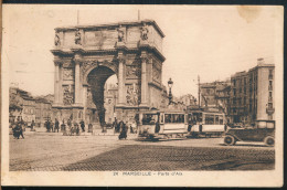 °°° 30931 - FRANCE - 13 - MARSEILLE - PORTE D'AIX - 1932 With Stamps °°° - Otros Monumentos