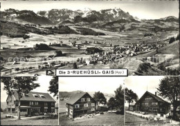 11638116 Gais AR Gesamtansicht Mit Alpenpanorama Drei Ruehuesli Gais - Autres & Non Classés