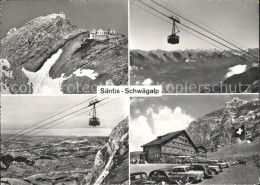 11638069 Schwaegalp AR Buffet Berghotel Saentisgipfel Schwebebahn Bergstation Ap - Andere & Zonder Classificatie