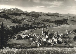 11638056 Rehetobel Panorama Blick Auf Trogen Und Saentis Appenzeller Alpen Rehet - Altri & Non Classificati