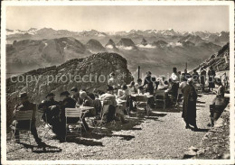 11638032 Saentis AR Berghotel Terrasse Alpenpanorama Saentis AR - Autres & Non Classés