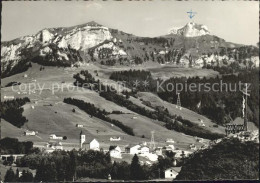 11637986 Bruelisau Blick Gegen Kamor Und Hoher Kasten Appenzeller Alpen Kreuz Br - Autres & Non Classés