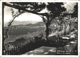 11637985 Meldegg Walzenhausen AR Gasthaus Terrasse Panorama Blick In Den Alpstei - Sonstige & Ohne Zuordnung