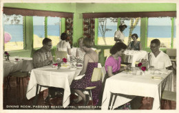 Cayman Islands B.W.I., GRAND CAYMAN, Pageant Beach Hotel, Dining Room, RPPC - Cayman Islands