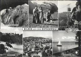 11637971 St Gallen SG Ostschweiz Saentis Schwebebahn Ebenalp Trachten Rheinfall  - Andere & Zonder Classificatie