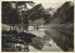 11637962 Seealpsee Mit Blick Zum Saentis Appenzeller Alpen Seealpsee - Andere & Zonder Classificatie