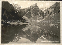 11637961 Seealpsee Mit Saentis Und Altmann Appenzeller Alpen Seealpsee - Other & Unclassified