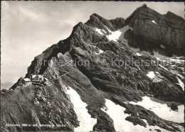 11637949 Tierwies Mit Aufstieg Zum Saentis Appenzeller Alpen Berghaus Bergwander - Altri & Non Classificati