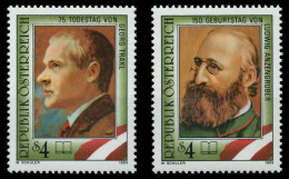 ÖSTERREICH 1989 Nr 1974-1975 Postfrisch SD3094A - Unused Stamps