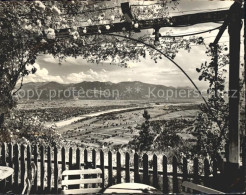 11637939 Meldegg Walzenhausen AR Restaurant Terrasse Panorama Blick Auf Rheinebe - Sonstige & Ohne Zuordnung