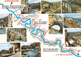 07 Route Touristique Des Gorges Vallon Pont D'Arc  St Martin D'Ardèche (Scan R/V) N°   55   \PB1107 - Saint Agrève