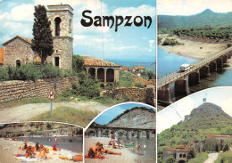 07  Sampzon Le Village Et Le Rocher    (Scan R/V) N°   30   \PB1105 - Vallon Pont D'Arc