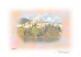 07  VIVIERS Sur RHONE Aquarelle Alain.THEVENDON   (Scan R/V) N°   43   \PB1103 - Viviers