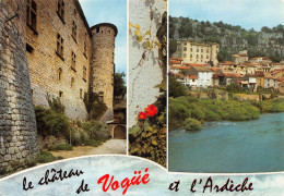 07 Vogüé  L' Ardèche Et Le Chateau  (Scan R/V) N°   16   \PB1101 - Aubenas