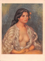 RENOIR Peinture Gabrielle à La Blouse Ouverte Coll Durand-Ruel New-York (Scan R/V) N°   56   \PB1119 - Schilderijen