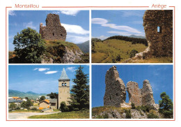 09 Montaillou Les Ruines Du Chateau Cathare  (Scan R/V) N°   26   \PB1117 - Ax Les Thermes