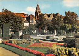 18 VIERZON  Le Jardin Public  Et L'église            (Scan R/V) N°   2   \PB1115 - Vierzon