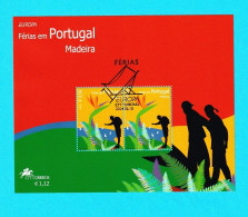 PTB1702- PORTUGAL (MADEIRA) 2004 Nº 284 (selos 3128)- CTO (EUROPA CEPT) - Blocks & Sheetlets