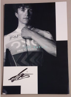 Autographe Tom Baylis One Pro Cycling 2016 Format A5 - Ciclismo
