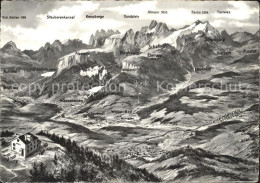 11637909 Appenzell IR Und Alpstein Panorama Gaebris Gasthaus Appenzell - Andere & Zonder Classificatie