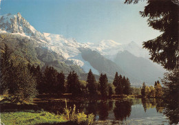 74  Chamonix-Mont-Blanc  Lac Des Gaillands  Midi Et Bossons (Scan R/V) N°   28   \PB1128 - Chamonix-Mont-Blanc