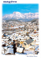 74 Megève Vue Aérienne Générale Du Centre De La Station (Scan R/V) N°   4   \PB1128 - Megève