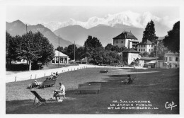 74 Sallanches Jardin Public Et Mont-Blanc  (Scan R/V) N°   11   \PB1128 - Sallanches