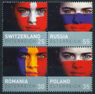 ÖSTERREICH 2008 Nr 2743 50 Vba Postfrisch VIERERBLOCK X2555BE - Ongebruikt