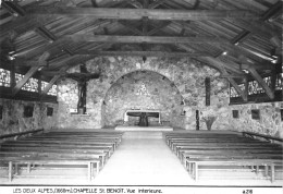 38 Les Deux Alpes  Intérieur De La Chapelle Saint Benoit  (Scan R/V) N°   15   \PB1123 - Bourg-d'Oisans