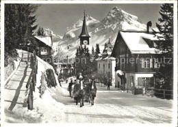 11637870 Arosa GR Dorfstrasse Pferdeschlitten Arosa GR - Autres & Non Classés