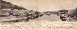 S19-011 Carte-lettre Montereau - Saint Nicolas, Vue Prise En Amont Du Pont De La Seine - Voyagé En 1902 - Montereau