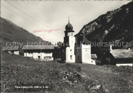 11637785 Vals GR Camp Kirche Vals GR - Autres & Non Classés