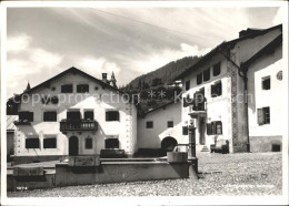 11637751 Schuls GR Dorfplatz Brunnen Schuls GR - Sonstige & Ohne Zuordnung