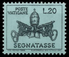 VATIKAN PORTOMARKEN Nr 20 Postfrisch SF61C0A - Postage Due