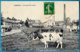 CPA 76 FERRIERES - La Ferme De M. COURTY (Troupeau De Vaches) * Normandie Agriculture Elevage Lait - Otros & Sin Clasificación