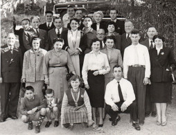 PHOTO ORIGINALE GF F1 - PHOTO DE GROUPE - NICE - C.C.T.N. - 14 NOVEMBRE 1954 - PHOTO GARGANO - Anonieme Personen