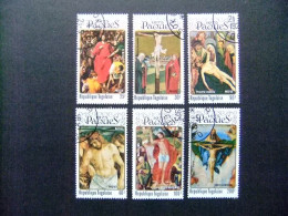 55 TOGO REPUBLIQUE TOGOLAISE 1975 / NAVIDAD PINTURAS  / YVERT 836 / 39 PA 248 / 49 FU - Navidad