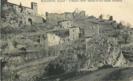 42 Loire  Malleval L'église Et Les Ruines       N° 47 \MN6042 - Autres & Non Classés